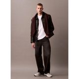 Calvin Klein Siyah Erkek Deri Ceket LV04LB901GUB1_LS 2 Pkt Leather Jack - M
