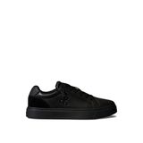 Calvin Klein Siyah Erkek Deri Sneaker CLASSIC CUP LACEUP ZIP LTH