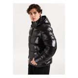 Calvin Klein Siyah Erkek Kapitone Mont LV04LD539GUB1_LS GLOSSY CHANNELED P