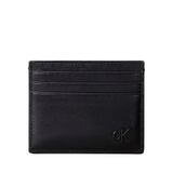 Calvin Klein Siyah Erkek Kartlık BOLD CK SUEDE CARDHOLDER