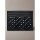 Calvin Klein Siyah Erkek Kartlık EMBOSSED EMBLEM CARD CASE