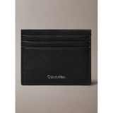 Calvin Klein Siyah Erkek Kartlık FOIL EMBOSS EW CARD CASE
