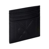 Calvin Klein Siyah Erkek Kartlık XL EMBLEM AOP EMBOSS CARDHOLDER