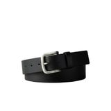 Calvin Klein Siyah Erkek Kemer ROUND BUCKLE PEBBLED 35MM