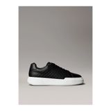 Calvin Klein Siyah Erkek Sneaker CHUNKY CUPSOLE LACEUP LTH AOP