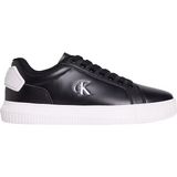 Calvin Klein Siyah Erkek Sneaker CHUNKY CUPSOLE RU PATCH L Düz Taban Pürüzsüz Deri