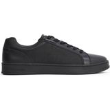 Calvin Klein Siyah Erkek Sneaker LOW TOP LACE UP EYELET JAQ MONO