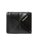 Calvin Klein Siyah Kadın Cüzdan WOVEN FLAP CARD CASE