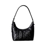 Calvin Klein Siyah Kadın Omuz Çantası EMBLEM AOP DEBOSSED SHOULDER BAG