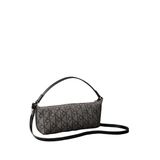 Calvin Klein Siyah Kadın Omuz Çantası EMBLEM AOP JACQUARD CONV BAG