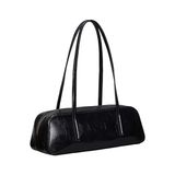 Calvin Klein Siyah Kadın Omuz Çantası FOIL LOGO GLOSSY BAULETTO