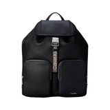 Calvin Klein Siyah Kadın Sırt Çantası WEBBING STRAP FLAP BACKPACK