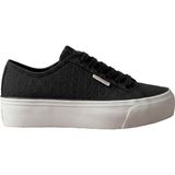 Calvin Klein Siyah Kadın Sneaker VULC FLATF LACEUP JAQ AOP