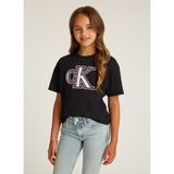 Calvin Klein Siyah Kız Çocuk T-Shirt - 12 Yaş