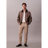 Calvin Klein Slim Fit Pamuklu Chino Pantolon, 31/32, LV040EM633_1, Kahve, Erkek