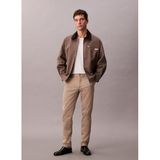 Calvin Klein Slim Fit Pamuklu Chino Pantolon, 34/32, LV040EM633_1, Kahve, Erkek