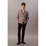 Calvin Klein Slim Refined Cotton Pantolon Siyah, 36, LV04LC619G, Black, Erkek