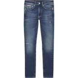 Calvin Klein Slim Taper Jeans - Kot Pantolon, 34/32, J30J326506, Denim Dark, Erkek