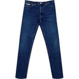 Calvin Klein Slim Taper Oil Slick Erkek Jean Pantolon, Gri, 30 Beden