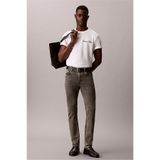 Calvin Klein Slim Taper Oyster Gr Erkek Jean Pantolon Gri