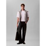 Calvin Klein Ss 16S Calvin Somewhere Graphic T-Shirt, S, LV04RE806GYAA, BEYAZ, Erkek
