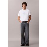 Calvin Klein Ss 16S Elevated Mono Erkek Bisiklet Yaka T-Shirt Beyaz