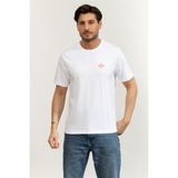 Calvin Klein SS 20S Calvin Matchbox Graphic T Erkek Bisiklet Yaka T-Shirt Beyaz
