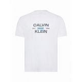 Calvin Klein ss 30s eu calvinklein stack grap Erkek T-Shirts bright white XL