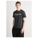 Calvin Klein SS 30S WHSL CALVIN COLL WORD GRA Erkek Siyah T-Shirt