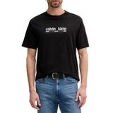 Calvin Klein Ss 30s Whsl CK NYC Graphic Tee Lv14re831g Grafik Erkek Tişörtü (1’li paket), siyah (Black), S