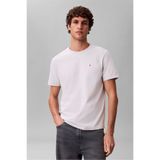 Calvin Klein SS Badge 30S Jersey Classic Tee Erkek Bisiklet Yaka T-Shirt Gri