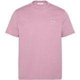 Calvin Klein Ss Badge 30S Jersey Classic Tee Pembe T-Shirt, M, LV04RC272GF5I, PEMPE, Erkek