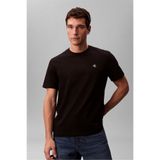 Calvin Klein Ss Easy Monogram Tee Erkek Bisiklet Yaka T-Shirt Siyah
