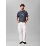 Calvin Klein Ss Hero Monologo 20'S Grafik Detaylı T-Shirt, L, LV04RB862G, NEARLY NAVY HEATHER B8289, Erkek