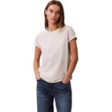 Calvin Klein SS MONOGRAM CREW TEE Kadın T-shirt, Heroic Grey Heather, M