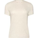 Calvin Klein Ss Monogram Crew Tee, P4P, Xs Krem Kadın T-Shirt - 2XS