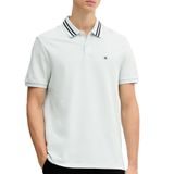 Calvin Klein Ss Monogram Pique Tipped Polo Yaka T-Shirt Yeşil, 2XL, LV04RC276GCHE, Gri, Erkek