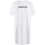 Calvin Klein S/S Nightshirt Kadın Gecelik, Beyaz, S