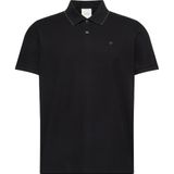 Calvin Klein SS Refined Pique Klasik Polo T-Shirt, M, LV04LC239G, Na Black, Erkek
