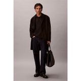 Calvin Klein Ss Refined Pique Tipped Classic Erkek Polo Yaka T-Shirt Siyah