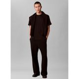 Calvin Klein Ss Rlxd Premium Interlock Emblem T-Shirt, S, LV04LE200GUB1, Siyah, Erkek