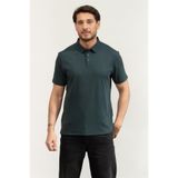 Calvin Klein SS Supima Chest Emb Polo Erkek Polo Yaka T-Shirt, Yeşil, 2XL