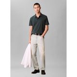 Calvin Klein Ss Supima Chest Emb Polo Yaka T-Shirt, S, LV04LB276G, Yeşil, Erkek