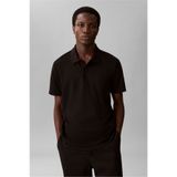 Calvin Klein Ss Tech Birdseye interlock Polo Erkek Polo Yaka T-Shirt Siyah