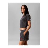 Calvin Klein SS TOWEL TERRY CROPP, CKP Kadın Gri T-Shirt & Polo
