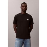 Calvin Klein Ss Waffle Woven Labe Erkek Bisiklet Yaka T-Shirt