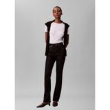 Calvin Klein Standart Fit Desenli T-Shirt, L, 5003344733, Beyaz, Kadın