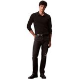 Calvin Klein Stndrd Strght Washed Cinder Erkek Jean Pantolon, Siyah, 31 Beden
