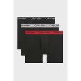 Calvin Klein Streç Pamuklu 3'lü Boxer, M, LV00NB4286 0AZ, SİYAH, erkek
