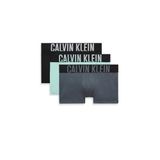 Calvin Klein Streç Pamuklu Logolu 3'lü Boxer, S, 000NB3608AZDB, Black/Aerial/Turbulence, Erkek